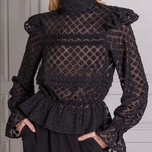 Senlis Cici Victorian Long Sleeve Blouse
